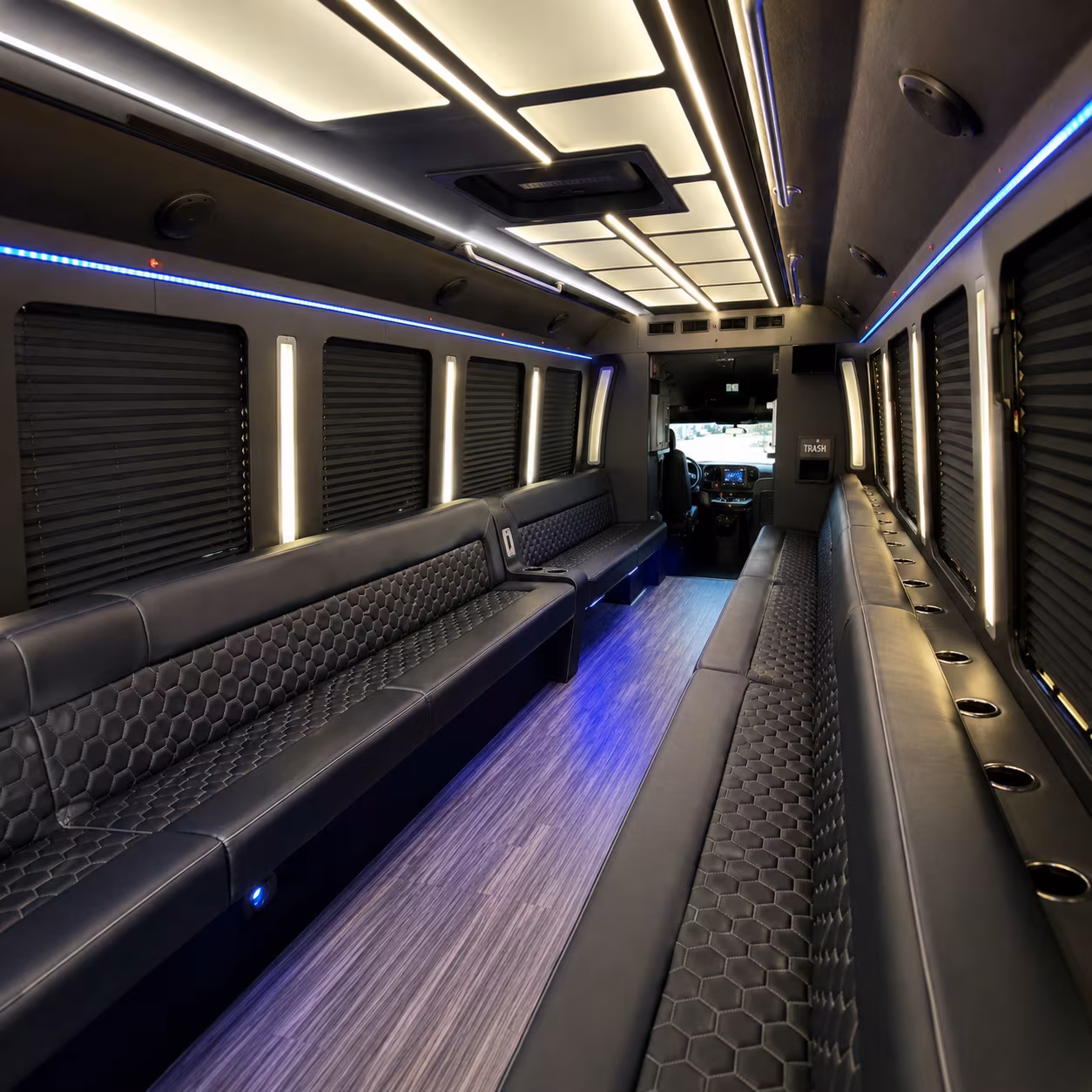 mount pleasant party bus rentals inside