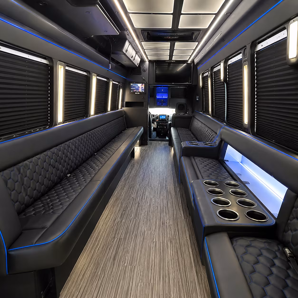 party buses for wando and lucy beckham proms that cross the ravenel bridge